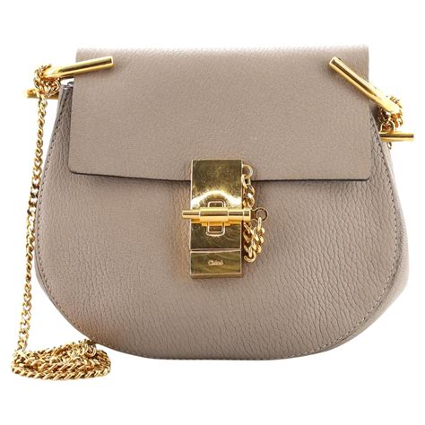 Chloé Mini Drew Leather Crossbody Bag on SALE 